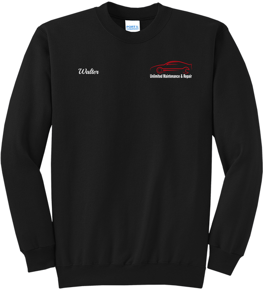 Sweatshirt - Core Fleece Crewneck Sweatshirt - PC78 - Unlimited Maintenance and Repair