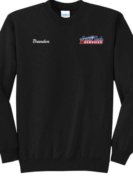 Economy Sweatshirt - Core Fleece Crewneck Sweatshirt - PC78 - Auto Tech Services