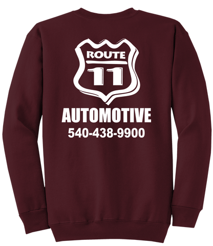 Sweatshirt - Core Fleece Crewneck - PC78 - Route 11 Automotive