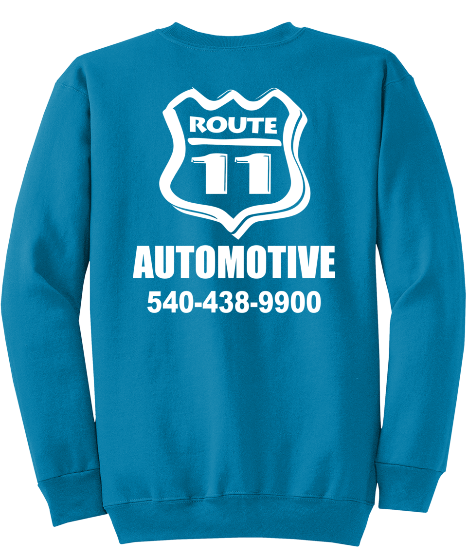 Sweatshirt - Core Fleece Crewneck - PC78 - Route 11 Automotive
