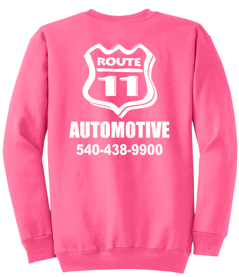 Sweatshirt - Core Fleece Crewneck - PC78 - Route 11 Automotive