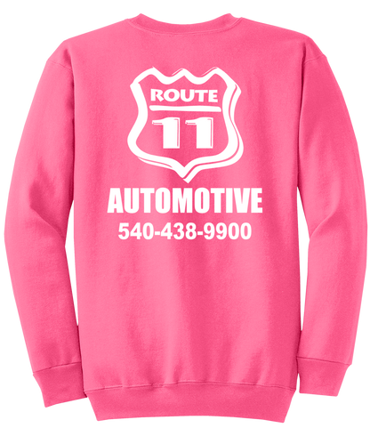Sweatshirt - Core Fleece Crewneck - PC78 - Route 11 Automotive