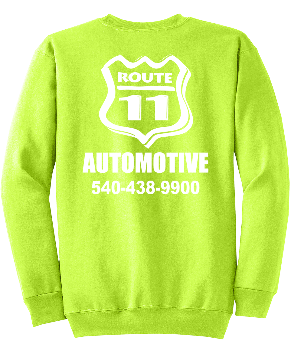 Sweatshirt - Core Fleece Crewneck - PC78 - Route 11 Automotive