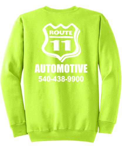 Sweatshirt - Core Fleece Crewneck - PC78 - Route 11 Automotive