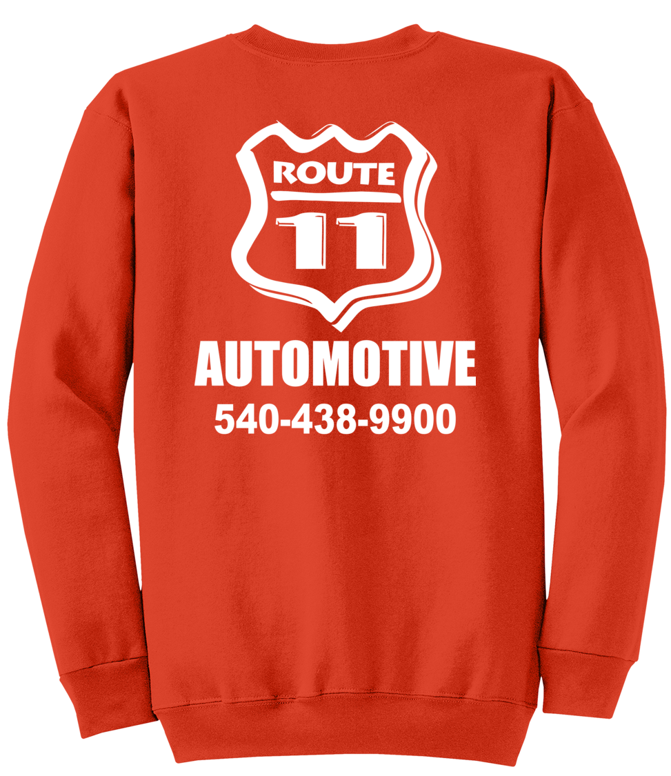 Sweatshirt - Core Fleece Crewneck - PC78 - Route 11 Automotive