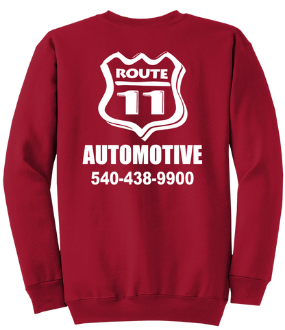Sweatshirt - Core Fleece Crewneck - PC78 - Route 11 Automotive