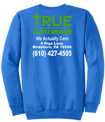 Sweatshirt - Core Fleece Crewneck Sweatshirt w/ Kangaroo Pocket - PC78 - True Auto Repair