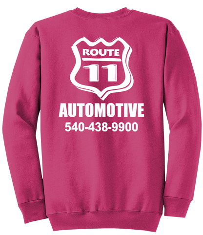 Sweatshirt - Core Fleece Crewneck - PC78 - Route 11 Automotive