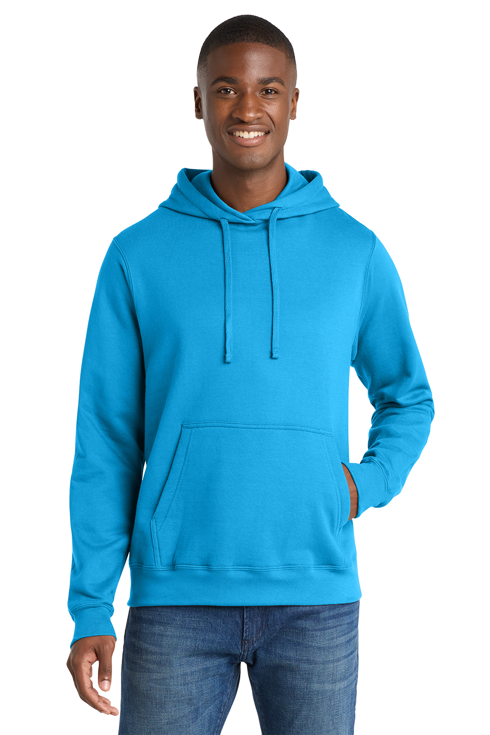 Premium Hoodie - Port & Co. Fan Favorite™ Fleece Pullover Hooded Sweatshirt