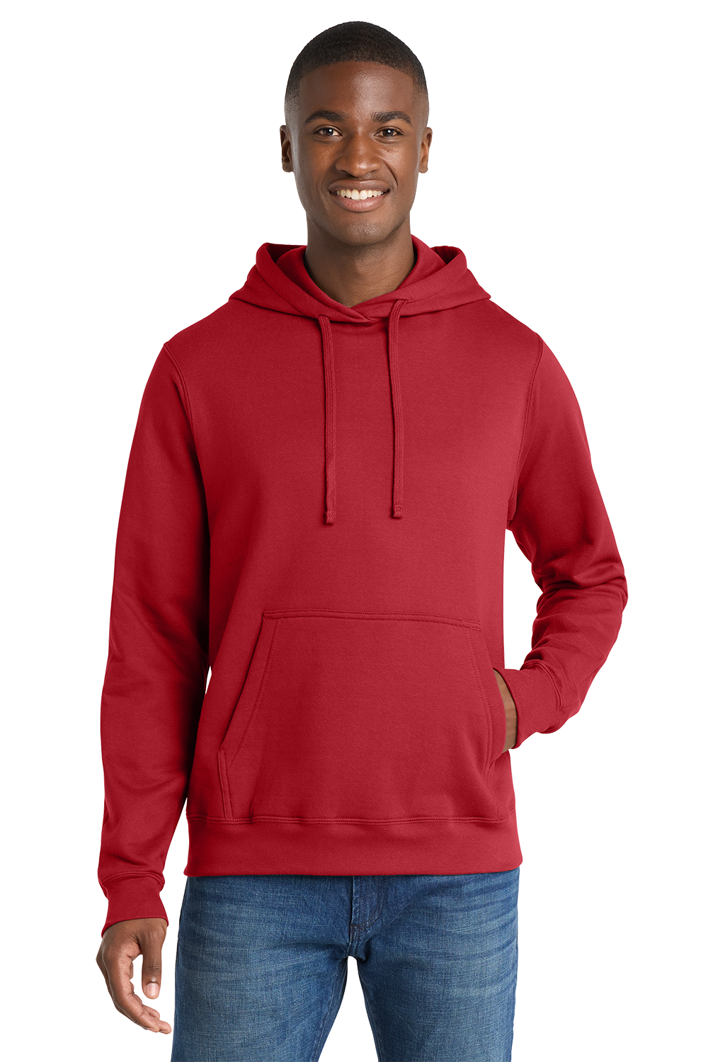 Premium Hoodie - Port & Co. Fan Favorite™ Fleece Pullover Hooded Sweatshirt