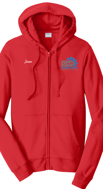 Port & Company® Fan Favorite™ Fleece Full-Zip Hooded Sweatshirt PC850ZH - Car Doctors