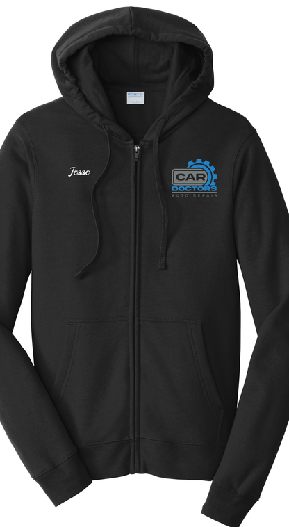 Port & Company® Fan Favorite™ Fleece Full-Zip Hooded Sweatshirt PC850ZH - Car Doctors