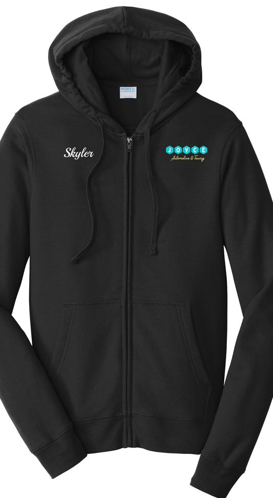 Premium Full-Zip Hoodie - Fan Favorite™ Fleece Hooded Sweatshirt PC850ZH - Joyce Automotive & Towing