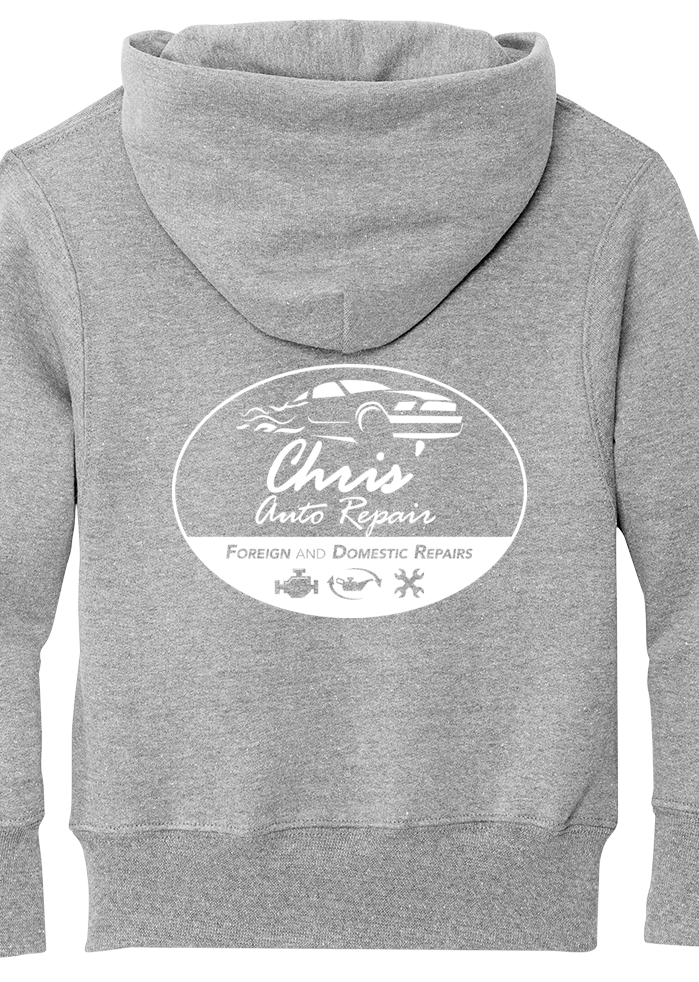 Premium Youth Hoodie - Port & Co Youth Core Fleece Pullover Hooded Sweatshirt PC90HY  - Chris Auto Repair