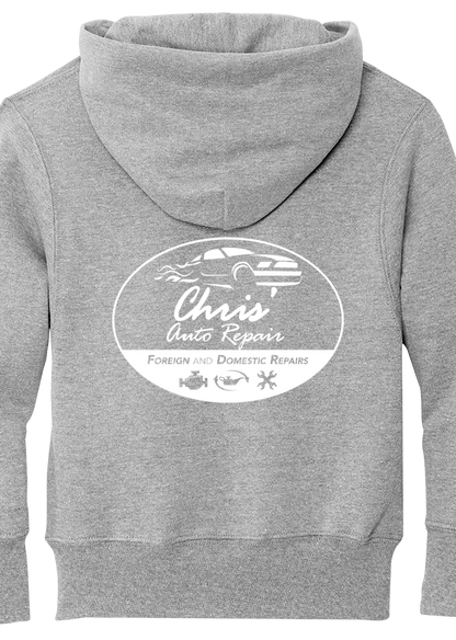 Premium Youth Hoodie - Port & Co Youth Core Fleece Pullover Hooded Sweatshirt PC90HY  - Chris Auto Repair
