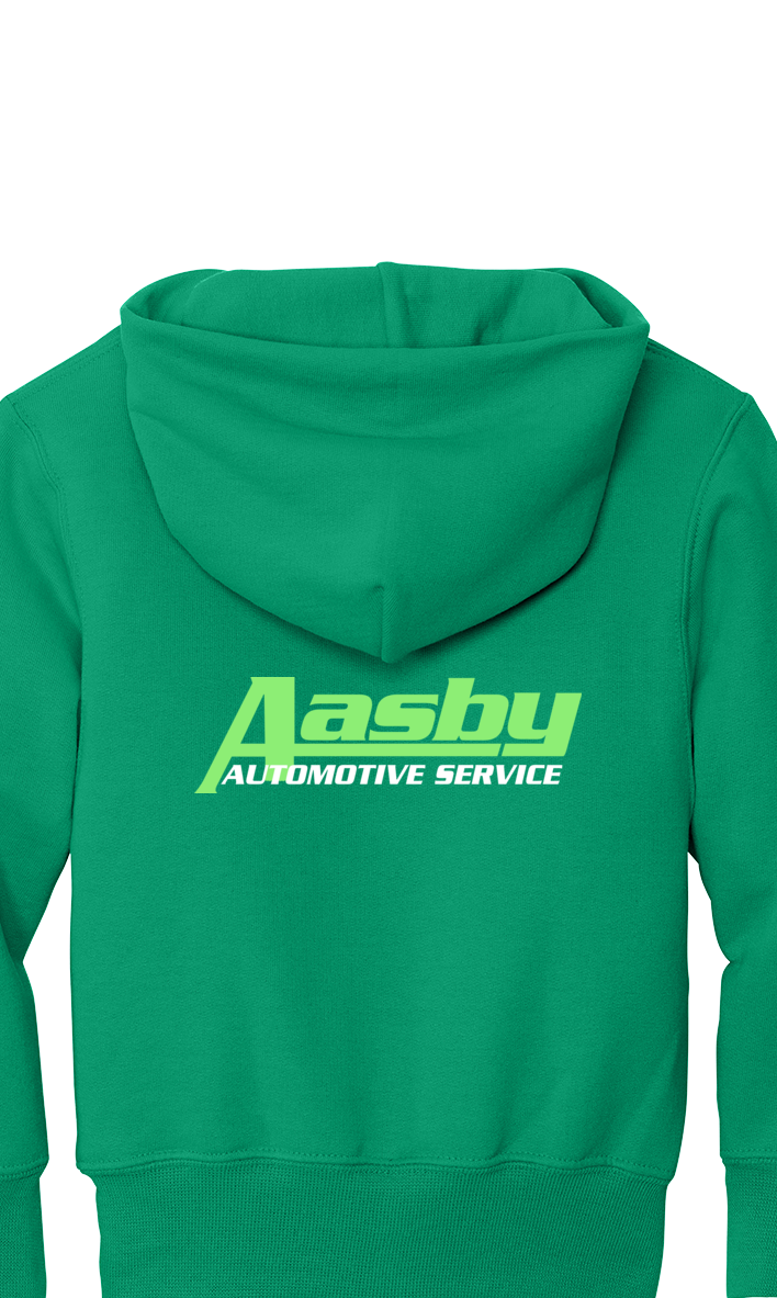 Premium Youth Hoodie - Port & Company® Youth Core Fleece Pullover Hooded Sweatshirt PC90HY  - Aasby Automotive