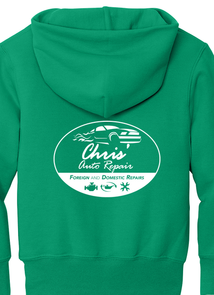 Premium Youth Hoodie - Port & Co Youth Core Fleece Pullover Hooded Sweatshirt PC90HY  - Chris Auto Repair