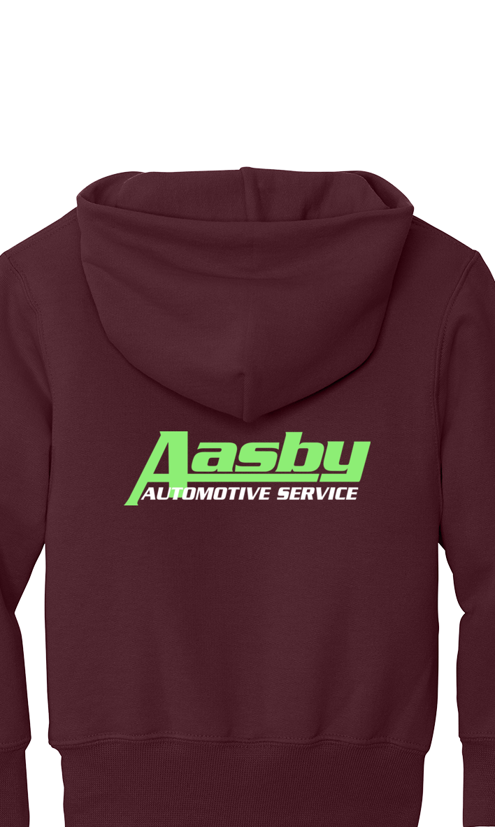 Premium Youth Hoodie - Port & Company® Youth Core Fleece Pullover Hooded Sweatshirt PC90HY  - Aasby Automotive