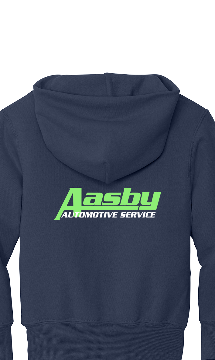 Premium Youth Hoodie - Port & Company® Youth Core Fleece Pullover Hooded Sweatshirt PC90HY  - Aasby Automotive