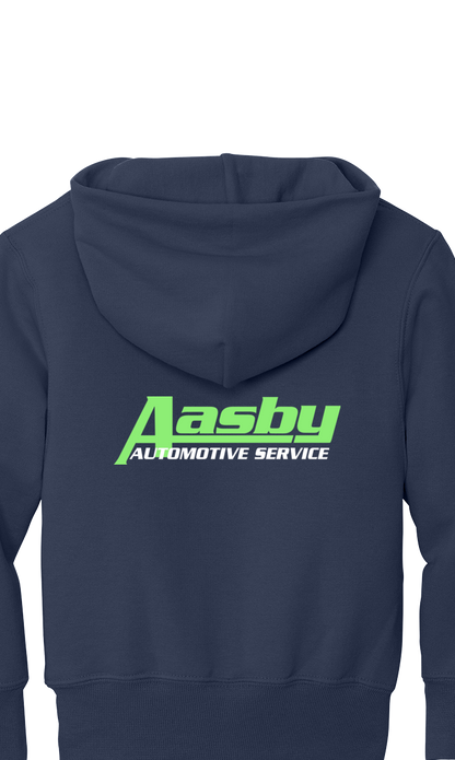 Premium Youth Hoodie - Port & Company® Youth Core Fleece Pullover Hooded Sweatshirt PC90HY  - Aasby Automotive