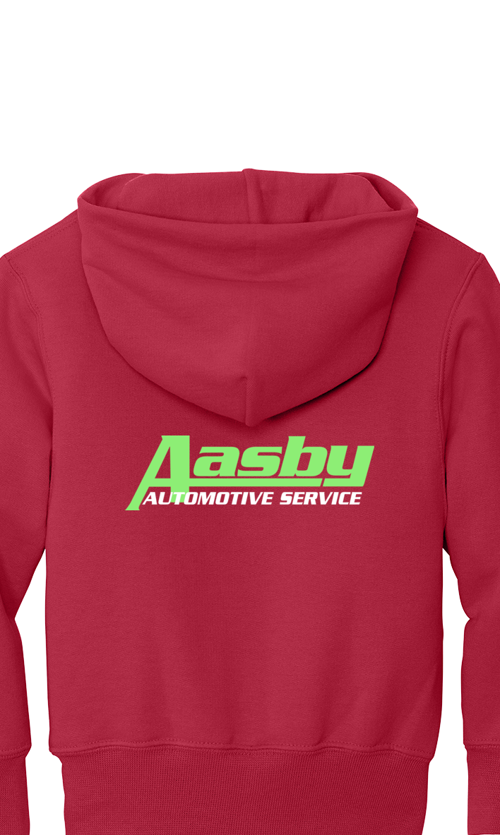 Premium Youth Hoodie - Port & Company® Youth Core Fleece Pullover Hooded Sweatshirt PC90HY  - Aasby Automotive