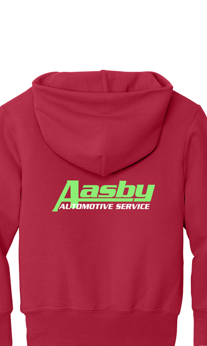 Premium Youth Hoodie - Port & Company® Youth Core Fleece Pullover Hooded Sweatshirt PC90HY  - Aasby Automotive