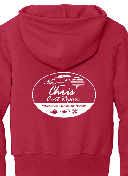 Premium Youth Hoodie - Port & Co Youth Core Fleece Pullover Hooded Sweatshirt PC90HY  - Chris Auto Repair