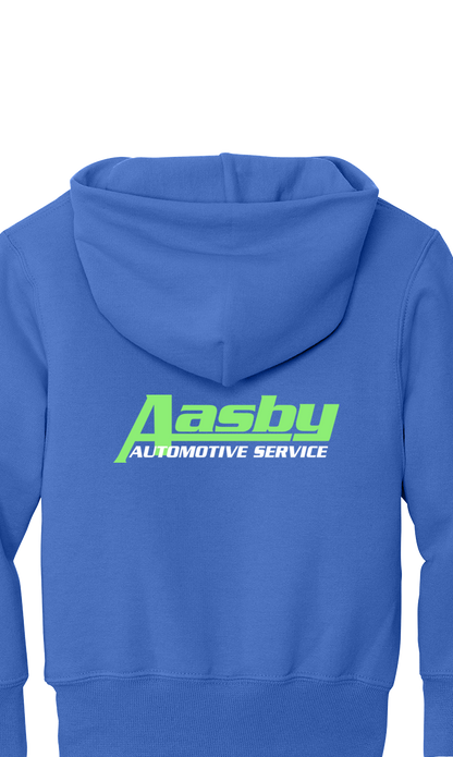 Premium Youth Hoodie - Port & Company® Youth Core Fleece Pullover Hooded Sweatshirt PC90HY  - Aasby Automotive