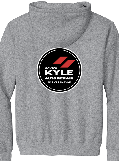Premium Youth Hoodie - Port & Co. Youth Core Fleece Pullover Hooded Sweatshirt PC90HY  - Dave's Kyle Auto Repair