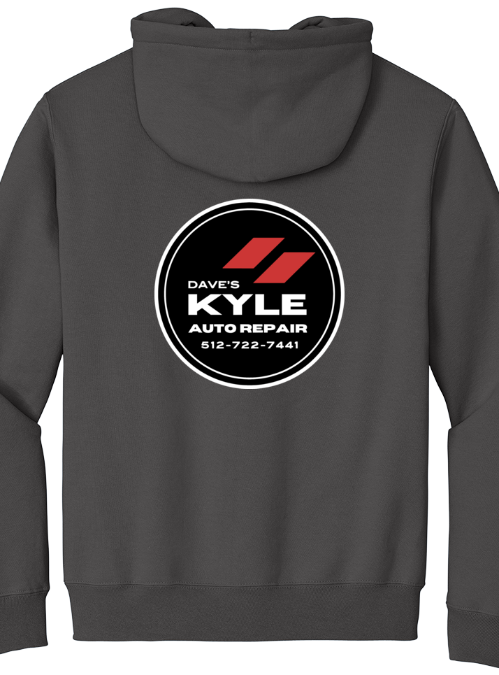 Premium Youth Hoodie - Port & Co. Youth Core Fleece Pullover Hooded Sweatshirt PC90HY  - Dave's Kyle Auto Repair