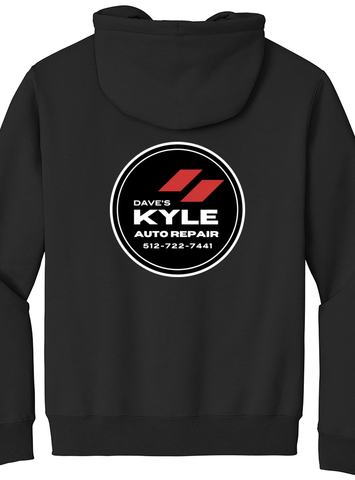 Premium Youth Hoodie - Port & Co. Youth Core Fleece Pullover Hooded Sweatshirt PC90HY  - Dave's Kyle Auto Repair