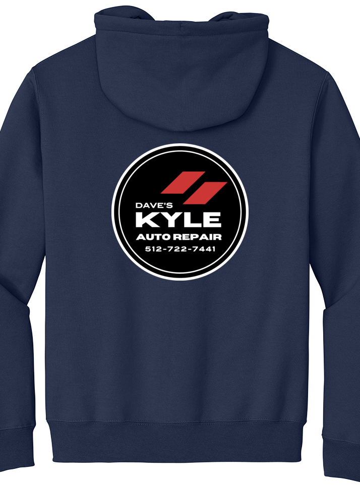 Premium Youth Hoodie - Port & Co. Youth Core Fleece Pullover Hooded Sweatshirt PC90HY  - Dave's Kyle Auto Repair