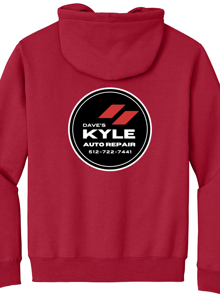 Premium Youth Hoodie - Port & Co. Youth Core Fleece Pullover Hooded Sweatshirt PC90HY  - Dave's Kyle Auto Repair