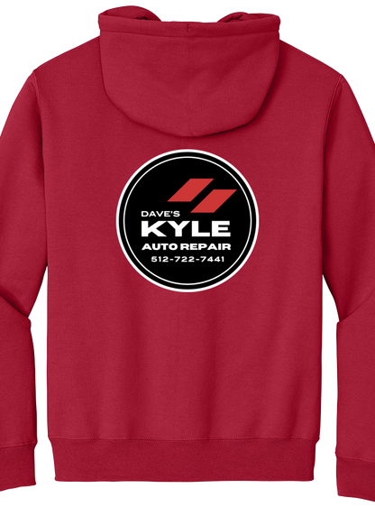 Premium Youth Hoodie - Port & Co. Youth Core Fleece Pullover Hooded Sweatshirt PC90HY  - Dave's Kyle Auto Repair
