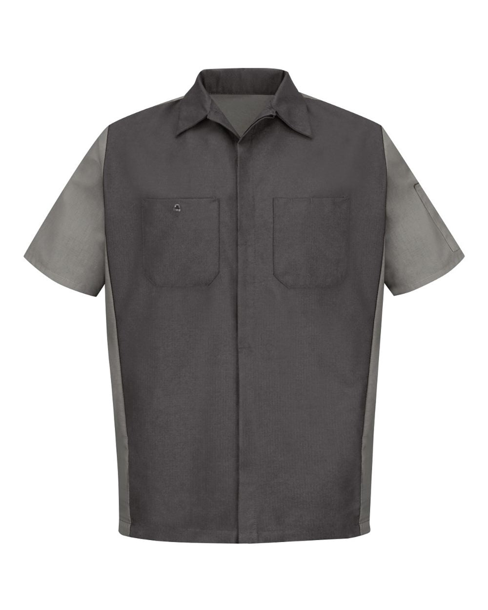 Technician Shirt - Short Sleeve TALL Ripstop Crew Red Kap - SY20T