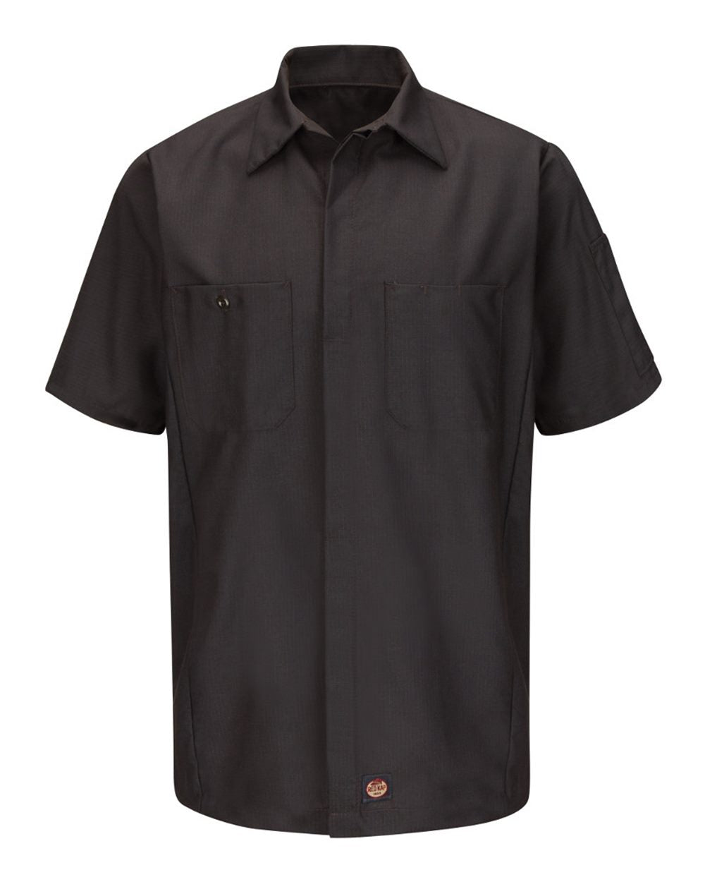 Technician Shirt - Short Sleeve TALL Ripstop Crew Red Kap - SY20T