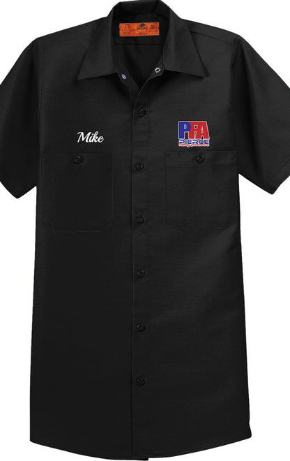 Work Shirt - Short Sleeve Industrial Work Shirt SP24 - Pierce Family Automotive