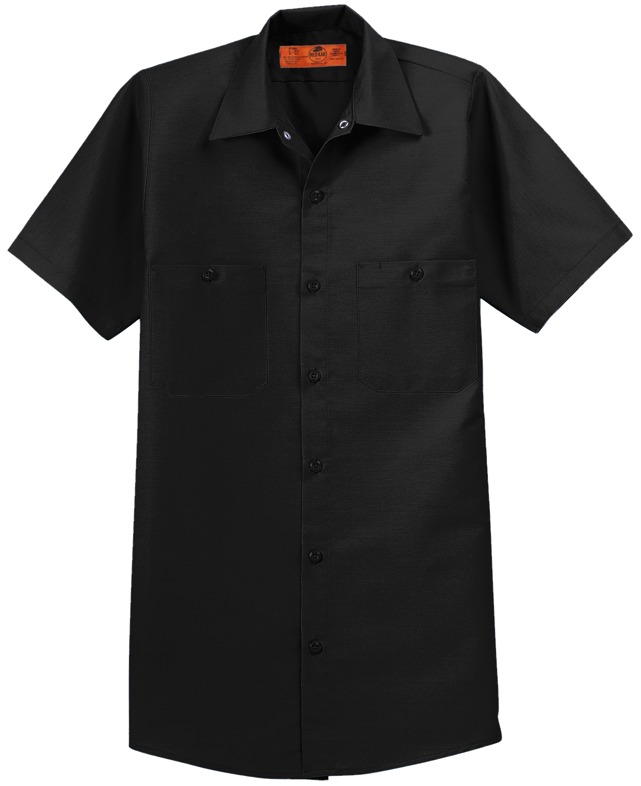 Work Shirt - Long Size, Short Sleeve Industrial Work Shirt Red Kap - SP24LONG