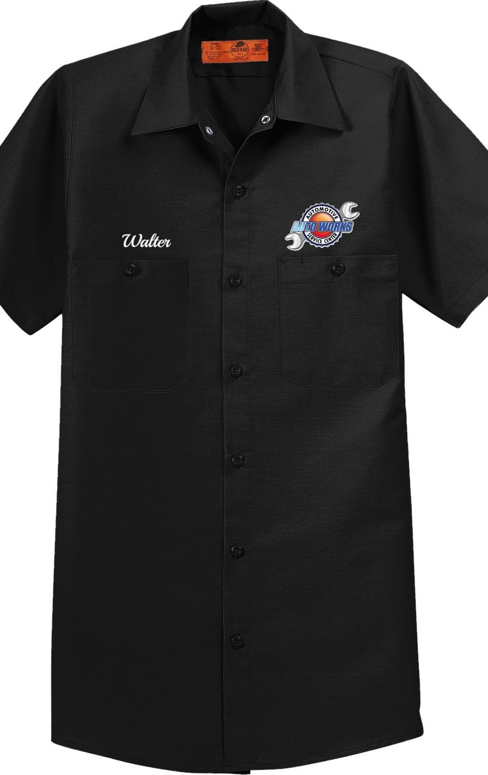 Work Shirt - Long Size, Short Sleeve Industrial Work Shirt SP24LONG - Auto Works Automotive Service Center