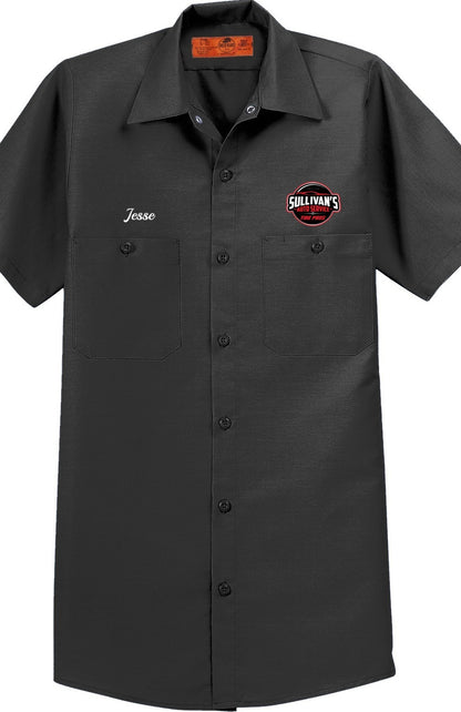 Work Shirt - Short Sleeve Industrial Work Shirt SP24 - Sullivan’s Auto Service and Tire Pros
