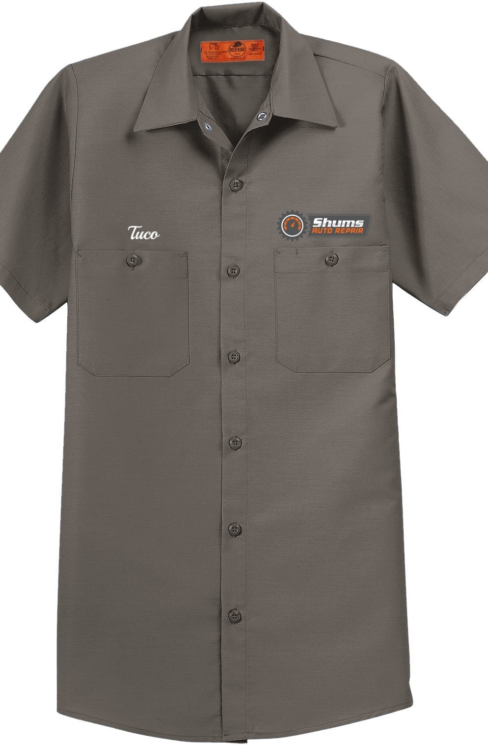 Work Shirt - Short Sleeve Industrial Work Shirt SP24 - Shums Auto Repair