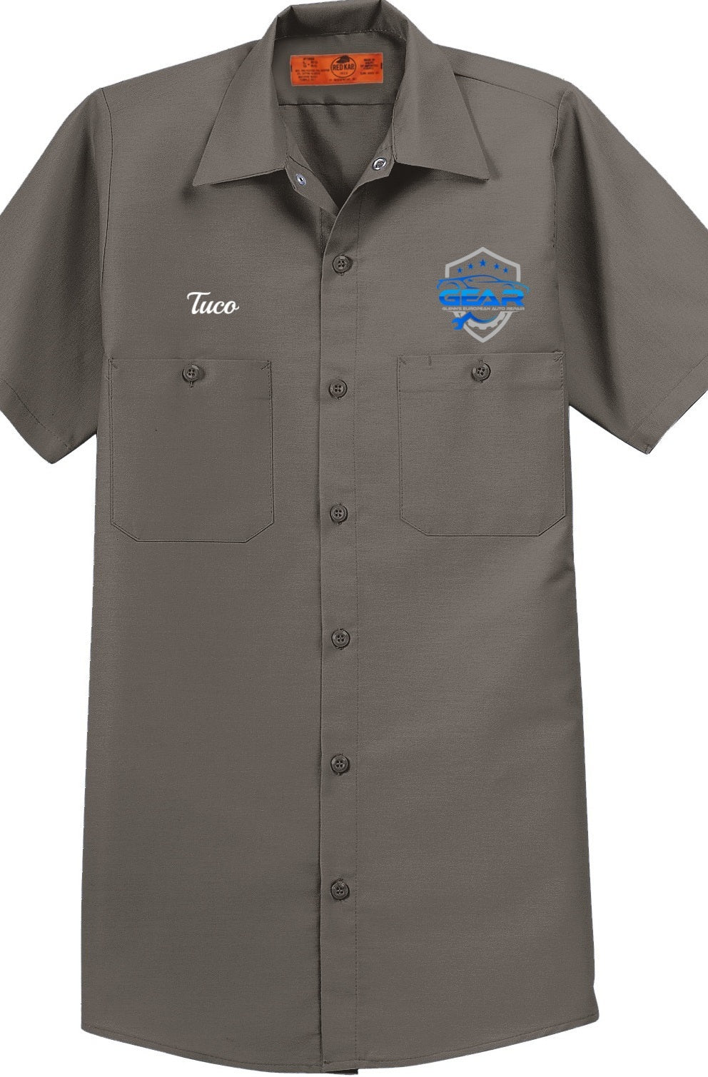 Work Shirt - Short Sleeve Industrial Work Shirt SP24 - Glenns European Auto Repair