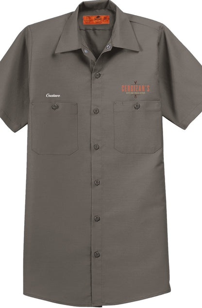 Work Shirt - Short Sleeve Industrial Work Shirt SP24 - Cergizan's Auto and Truck Repair