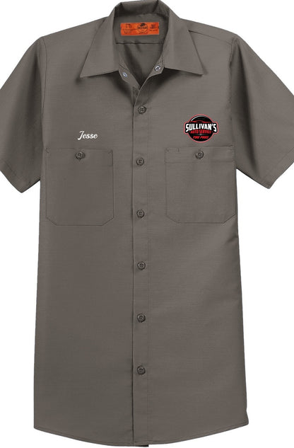 Work Shirt - Short Sleeve Industrial Work Shirt SP24 - Sullivan’s Auto Service and Tire Pros