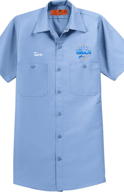 Work Shirt - Short Sleeve Industrial Work Shirt SP24 - Glenns European Auto Repair