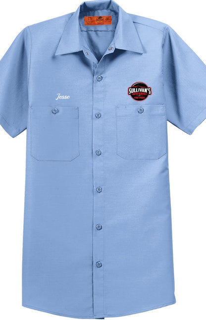 Work Shirt - Short Sleeve Industrial Work Shirt SP24 - Sullivan’s Auto Service and Tire Pros