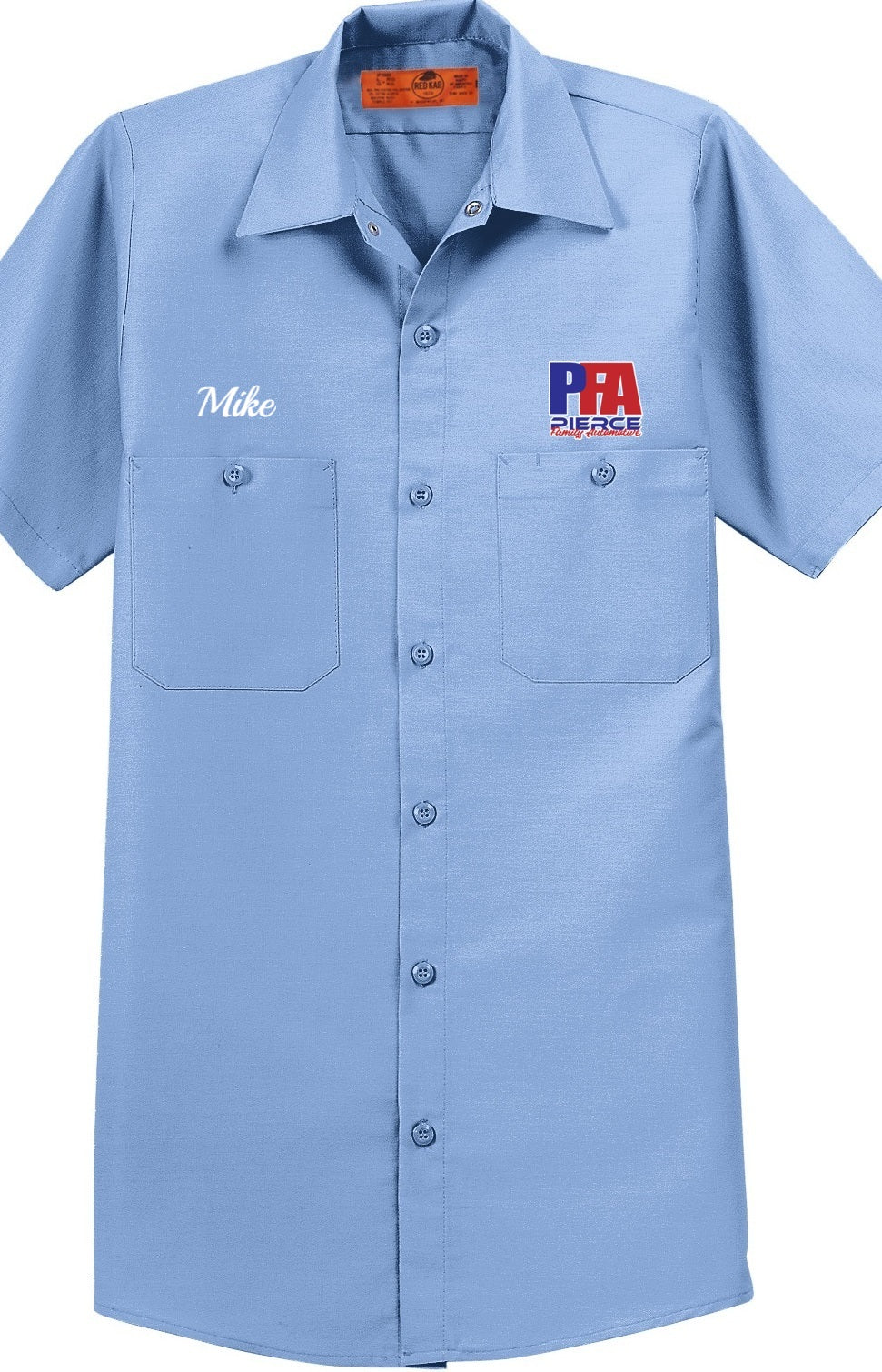 Work Shirt - Short Sleeve Industrial Work Shirt SP24 - Pierce Family Automotive