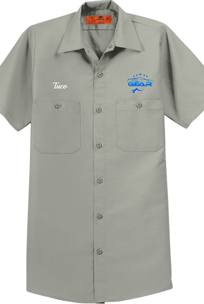 Work Shirt - Short Sleeve Industrial Work Shirt SP24 - Glenns European Auto Repair