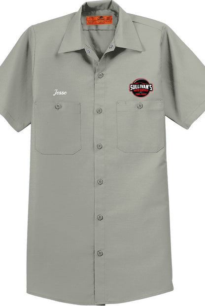Work Shirt - Short Sleeve Industrial Work Shirt SP24 - Sullivan’s Auto Service and Tire Pros