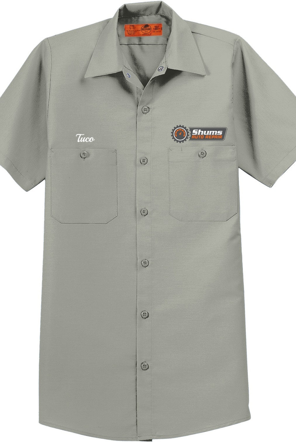 Work Shirt - Short Sleeve Industrial Work Shirt SP24 - Shums Auto Repair
